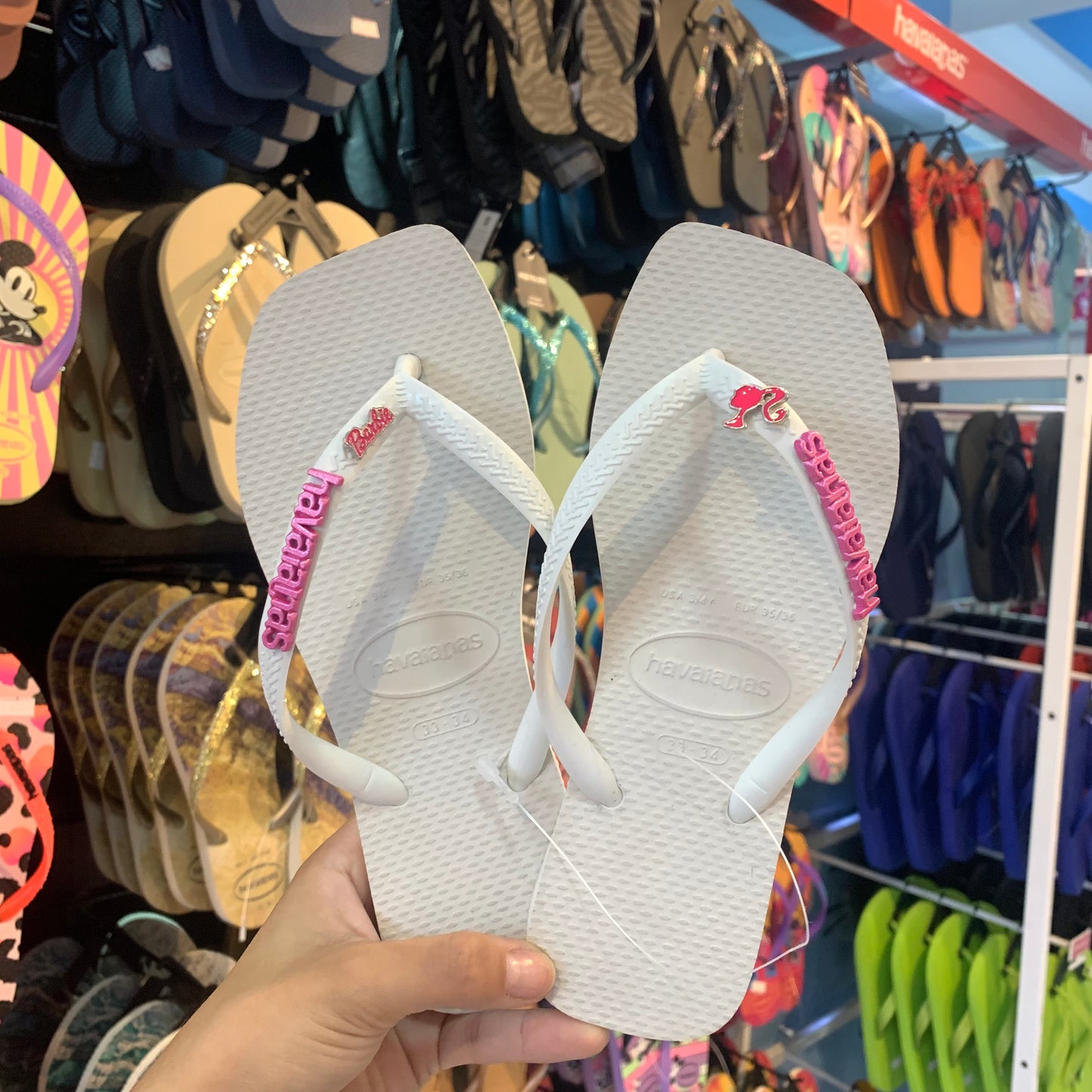 Havaianas Square Branca Barbie
