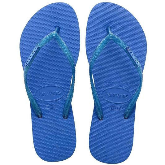 havaianas slim logo metalic correia gloss só 41/42