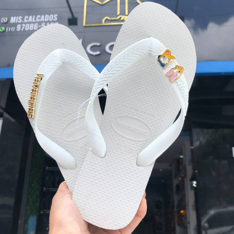 Havaianas Top Branca Disney