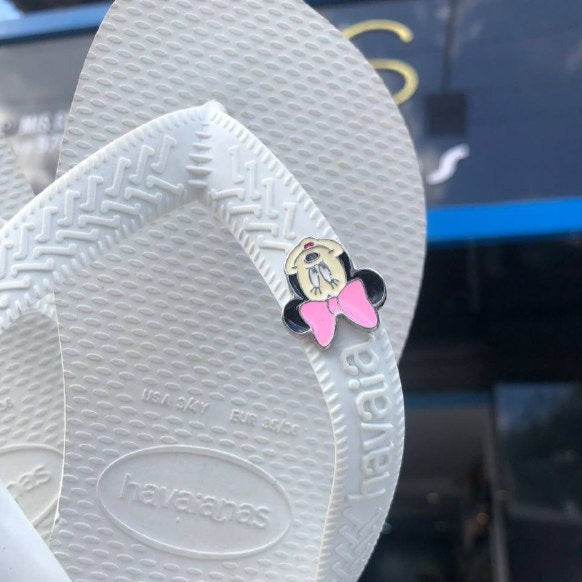 Havaianas Top Branca com Minnie