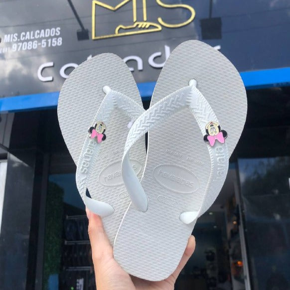 Havaianas Top Branca com Minnie