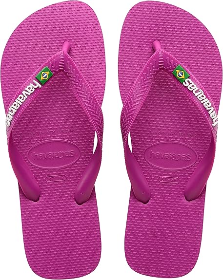 havaianas brasil logo rosa infantil