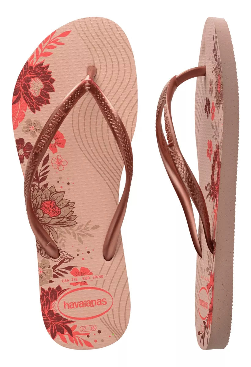 Chinelo Feminino Havaianas Slim Organic