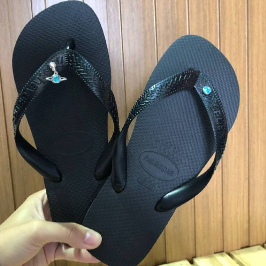 Havaianas Top Preta Saturno