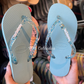 Chinelo Havaianas Slim Logo Metallic