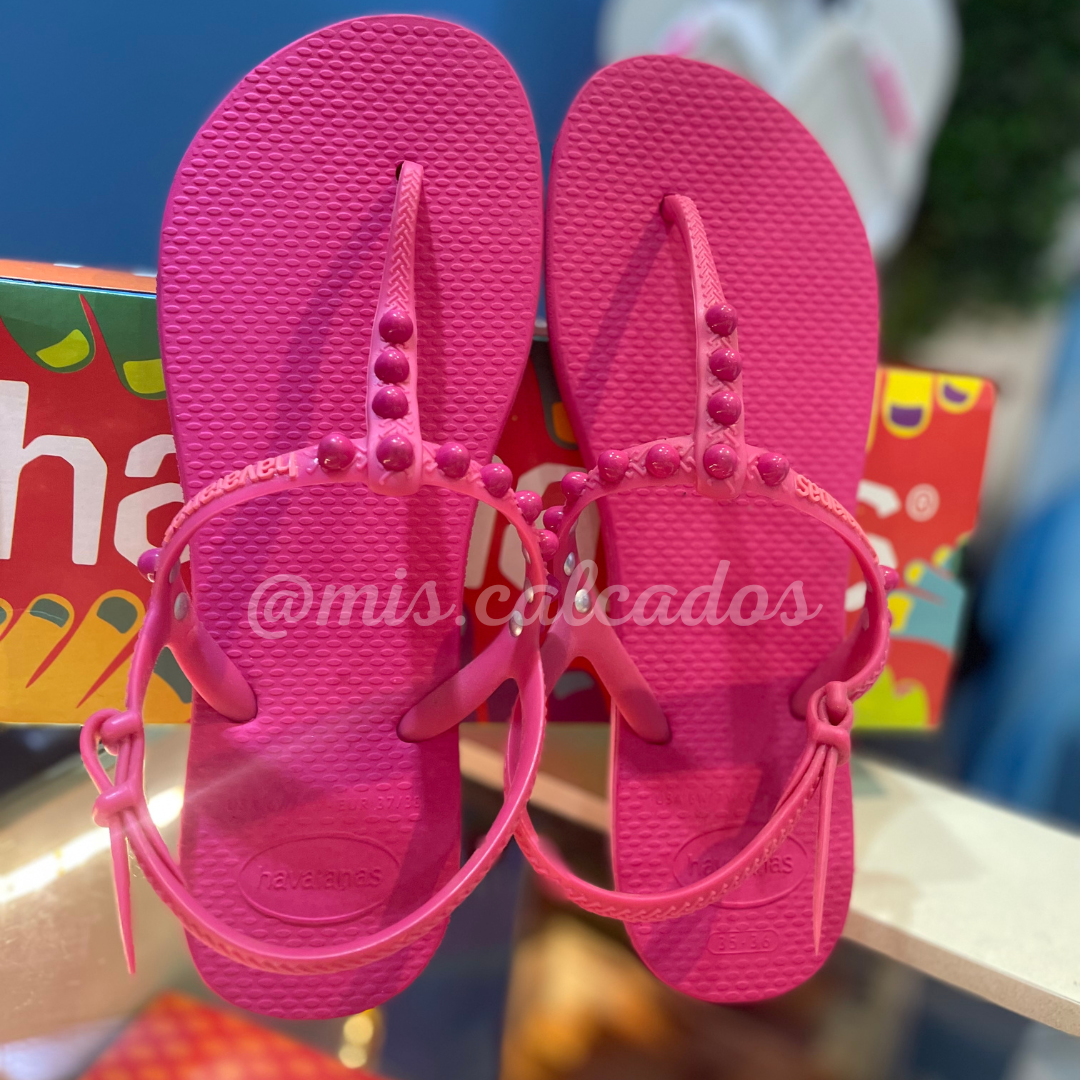 Chinelo Rasteira Feminina Havaianas Freedom Candy