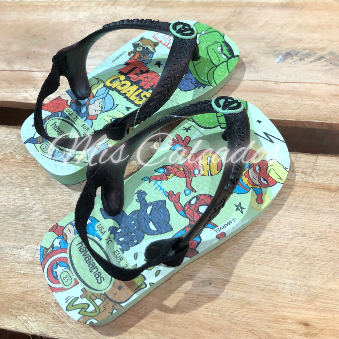 Chinelo Havaianas Baby Marvel