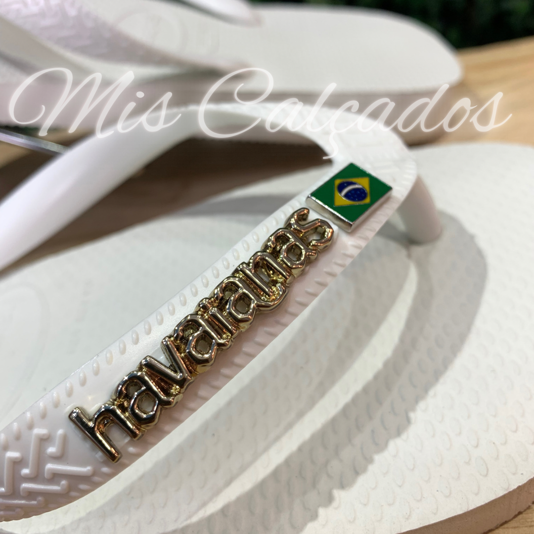 Chinelo Havaianas Brasil Metálico