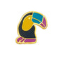 pingente tucano ouro